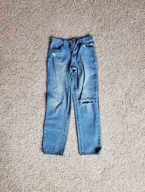 Girls RSQ Light Blue Distressed Denim Jeans